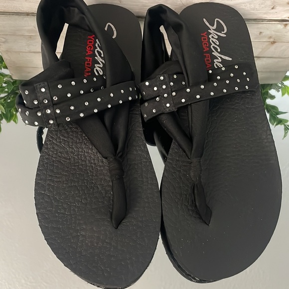 Skechers yoga mat sling backs size 10 in perfect conditions - Picture 7 of 11